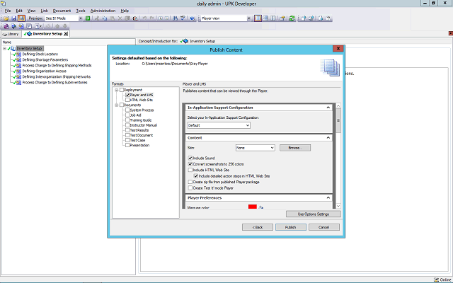 Screen image of this step