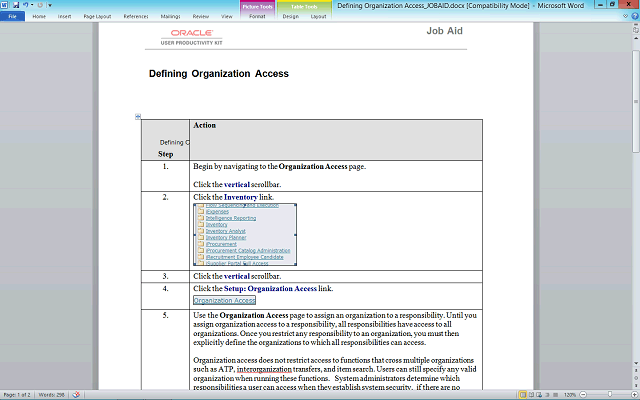 Screen image of this step