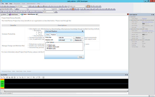 Screen image of this step