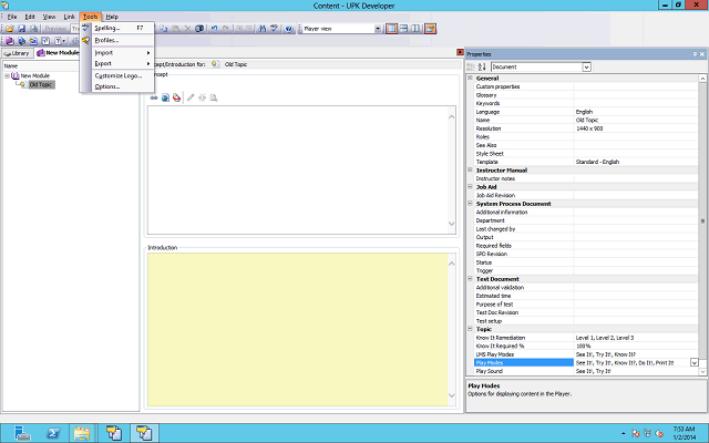 Screen image of this step