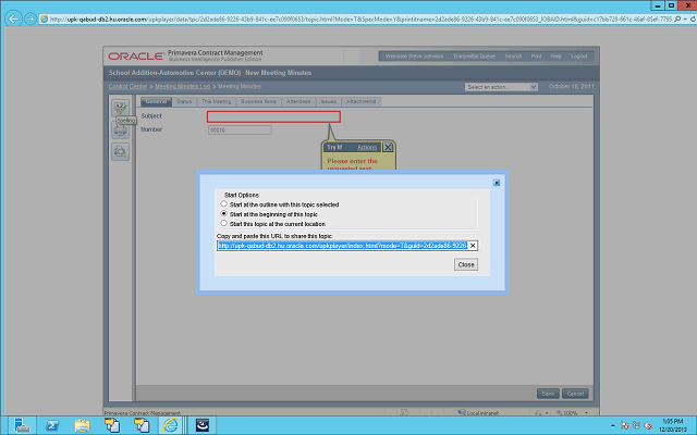 Screen image of this step