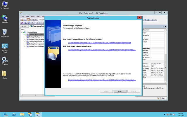Screen image of this step