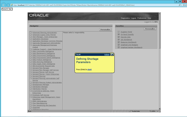 Screen image of this step