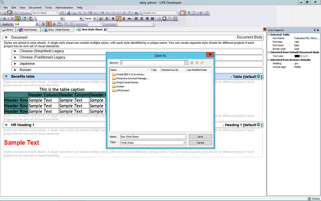 Screen image of this step