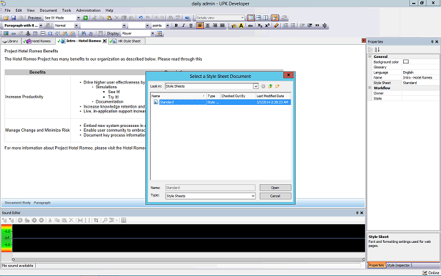 Screen image of this step