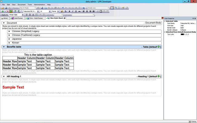 Screen image of this step