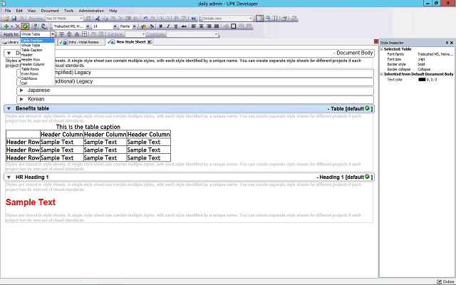Screen image of this step