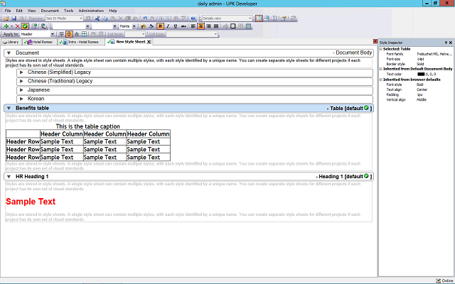Screen image of this step