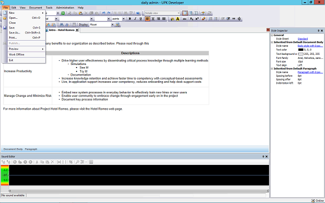 Screen image of this step