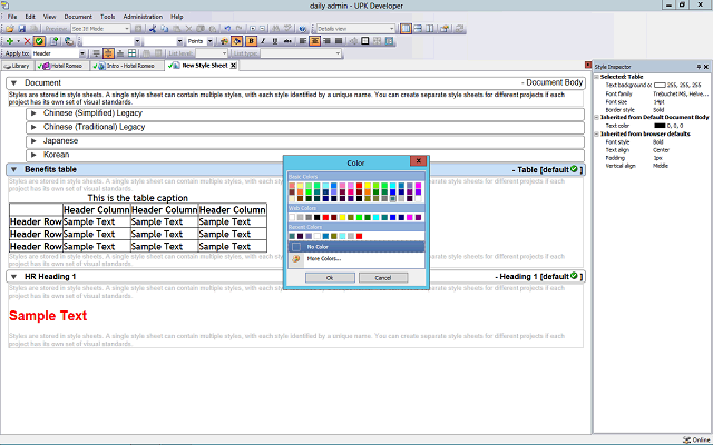 Screen image of this step