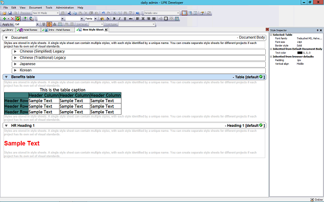 Screen image of this step