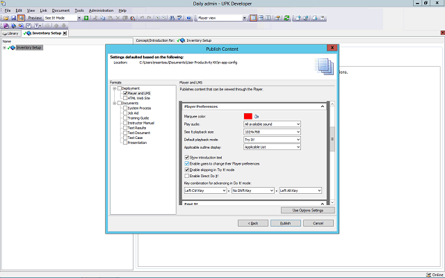 Screen image of this step