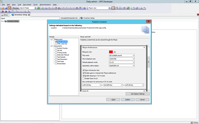 Screen image of this step