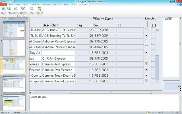 Screen image of this step