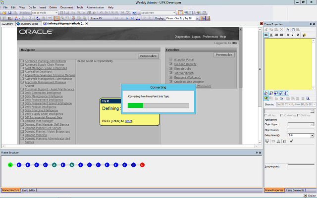 Screen image of this step
