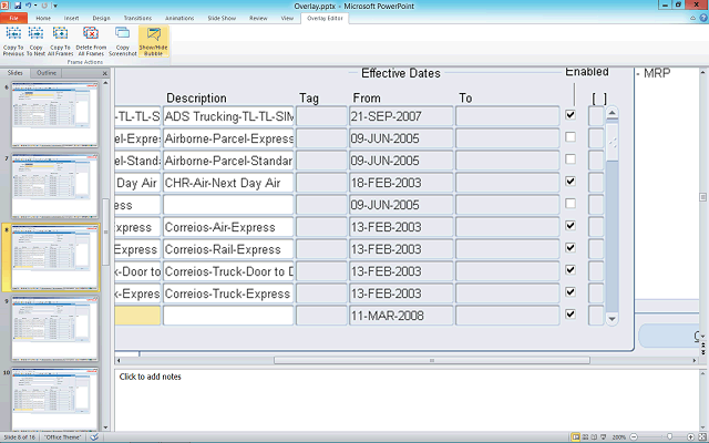 Screen image of this step