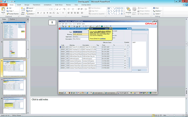 Screen image of this step