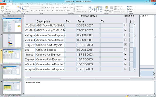 Screen image of this step