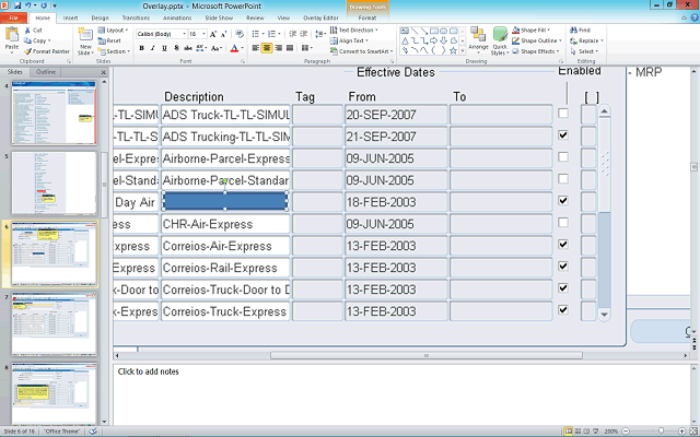 Screen image of this step