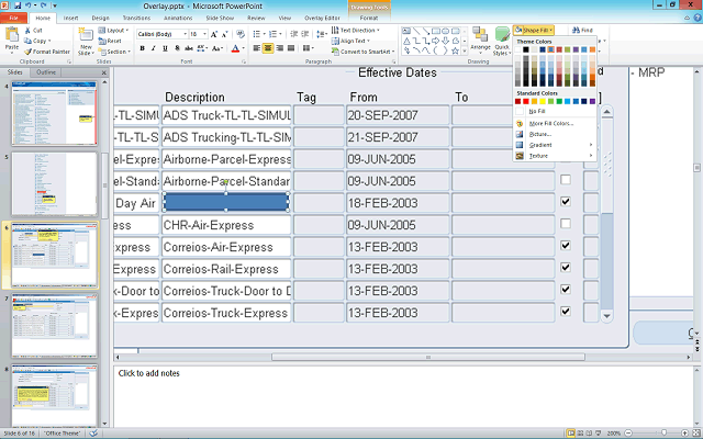 Screen image of this step