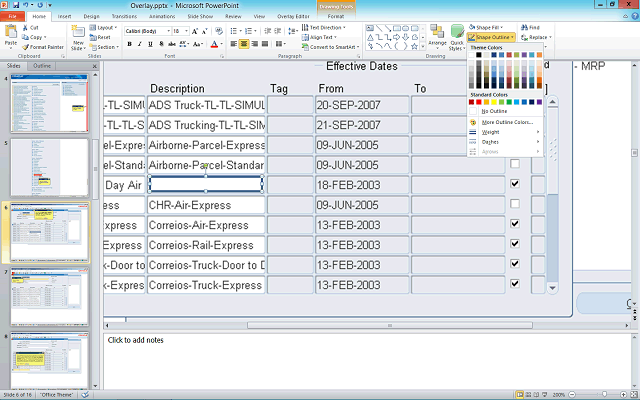 Screen image of this step