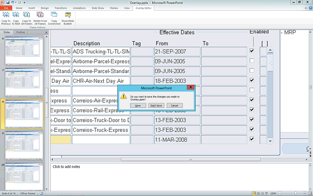 Screen image of this step