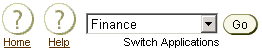Two global buttons beside choice box
