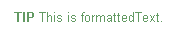 Tip without checkmark icon