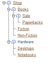 Tree nodes with icons