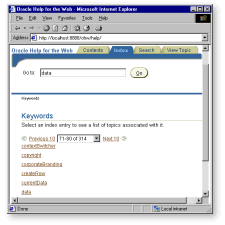 Table of Contents Tabs in OHW