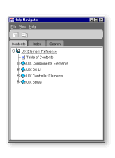 Table of Contents Tabs in OHJ