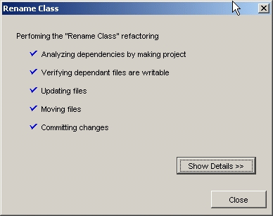 Close the message box.