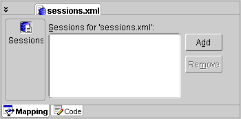 This figure shows the General tab of a TopLink Session Configuration.