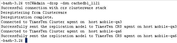 ttCWAdmin -drop [cache]