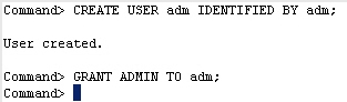 create admin user