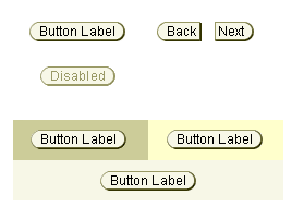 Example of different Action/Navigation Buttons