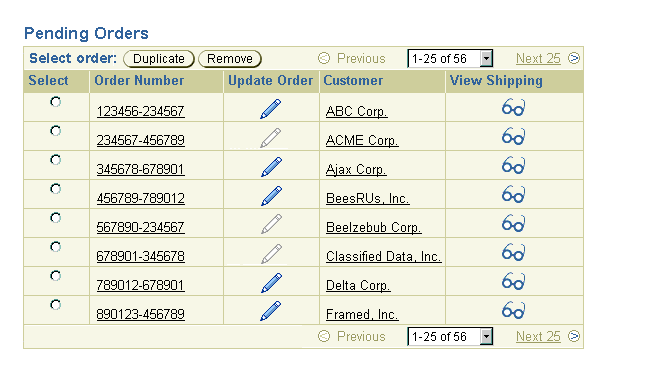 Single-Select Control Bar with Functional Inline Icons - Sample