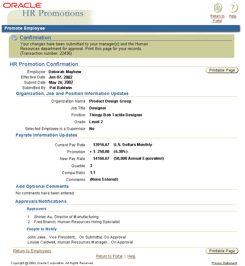 A Confirmation Step with Message Box and Transaction Details