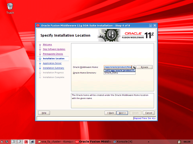 Screen image of this step
