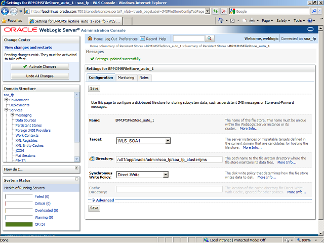 Screen image of this step
