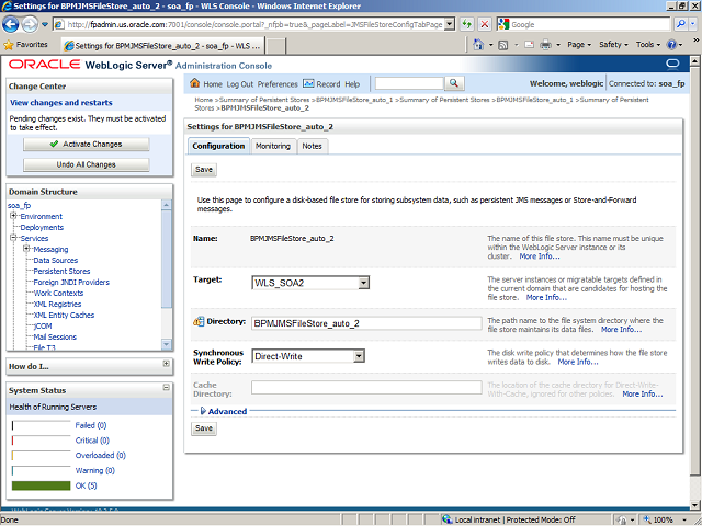 Screen image of this step