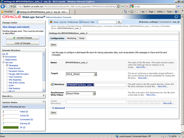 Screen image of this step