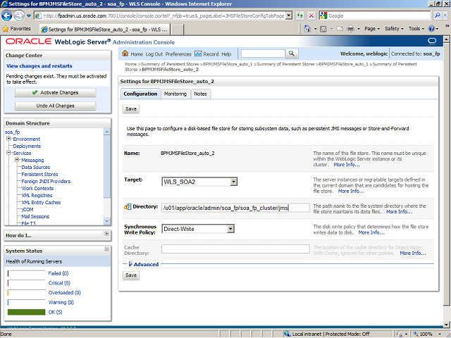 Screen image of this step