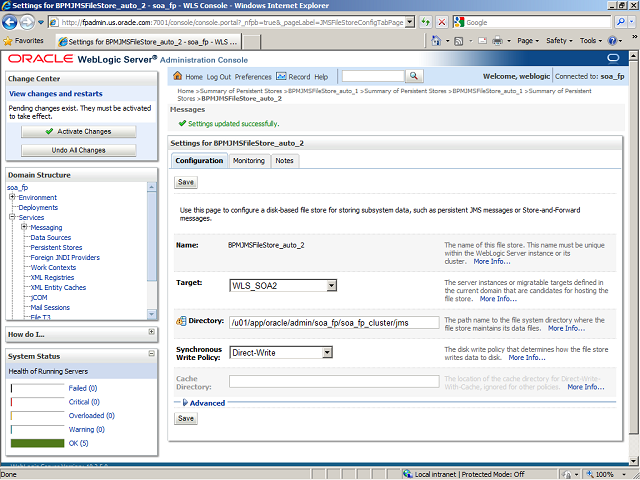 Screen image of this step