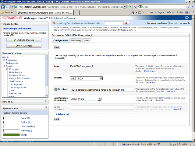Screen image of this step