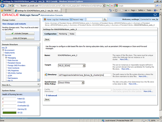 Screen image of this step
