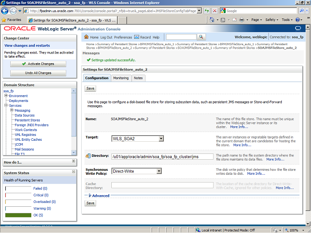Screen image of this step