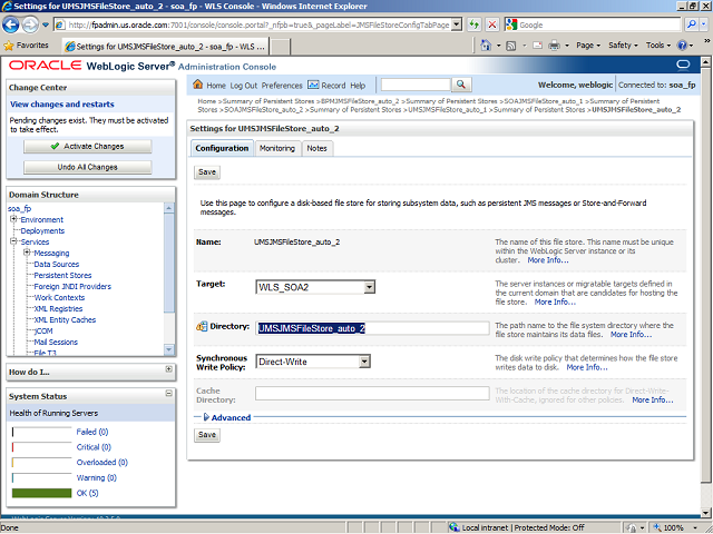Screen image of this step