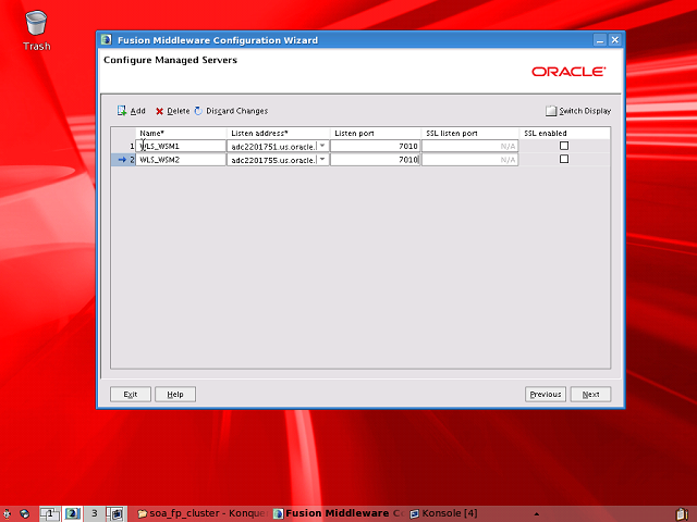 Screen image of this step