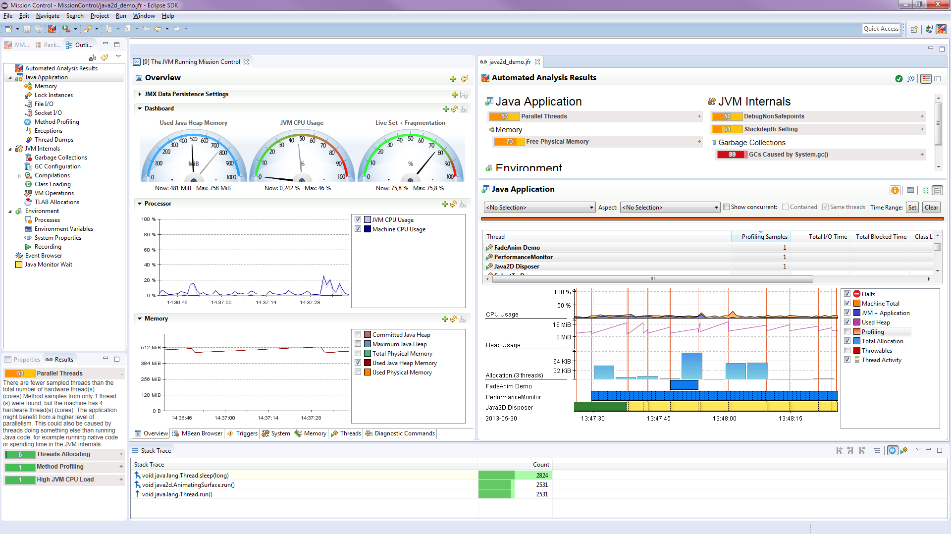 JDK Mission Control For Eclipse